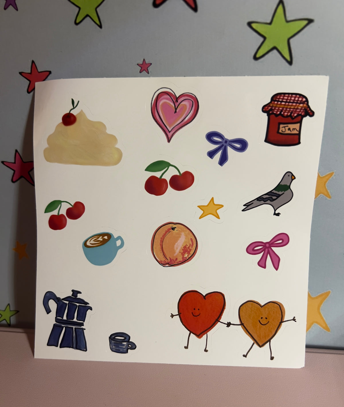 Cute Doodles Sticker Sheet v1