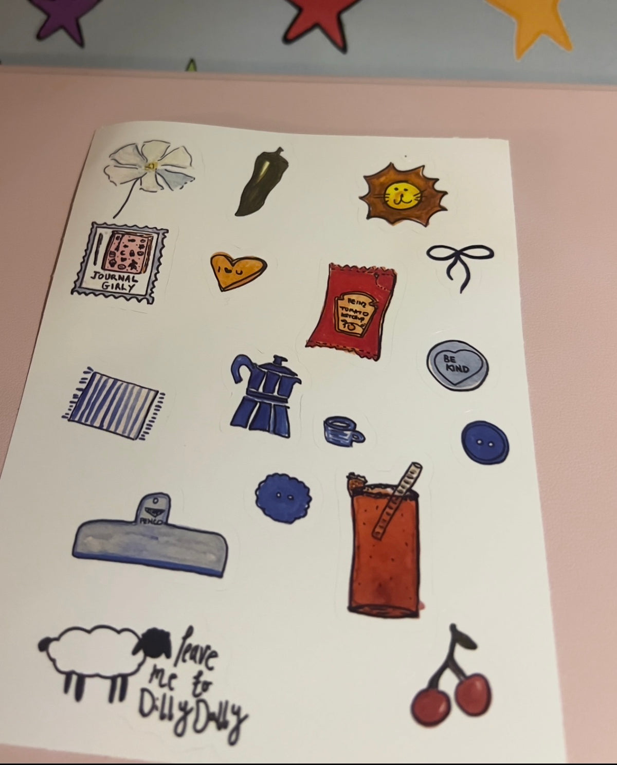 Journal Girly Sheet (discounted)